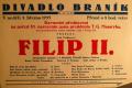 Praha-Braník, SDO, Divadlo Braník, Filip II. - plakát, 1935