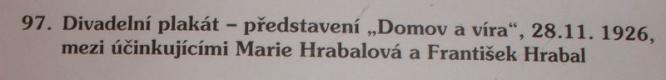 Nymburk, Hálek, foto z expozice v muzeu, 1926