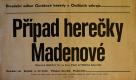 Choltice, SDO, Případ herečky Madenové - plakát, 1965
