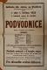 Vřešťov, Ochotnický spolek, Podvodnice - plakát, 1925