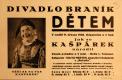 Divadlo Braník, Jak se Kašpárek narodil - plakát, 1928