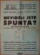 Jičín, Tyl, Neviděli jste Špunta? - plakát, 1933
