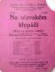 Vinařice, Dělnické dramatické sdružení, Na otavském klepáči - plakát, 1924