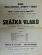 Sádek, SDO Klicpera, Srážka vlaků - plakát, 1927