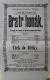 Polička, Ochotníci, Bratr honák - Útěk do Afriky - plakát, 1871