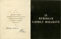 Řevnice, In memoriam herečky ND Jarmily Horákové, 1928