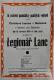 Nedošín, Osvětová komise, Legionář Lanc - plakát, 1936