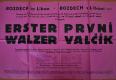 Libáň, Bozděch, První valčík - plakát, 1941