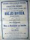 Mnichovo Hradiště, Pohostinské vystoupení Jindřicha Mošny,  plakát, 1889