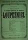 Praha-Smíchov, Ochotnické divadlo U zlatého anděla, Loupežníci - plakát, 1865