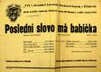 Žiželice, Tyl, Poslední slovo má babička - plakát, 1963