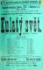Žiželice, Tyl, Kulatý svět - plakát, 1898