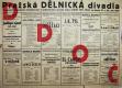 Praha, DDOČ, Pražská dělnická divadla, představení k Jubilejnímu sjezdu DDOČ 1911-1936 - plakát, 1936