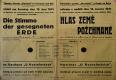 Černá za Bory, Vlasimil, Hlas země požehnané - plakát, 1941