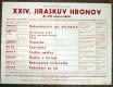 Hronov, 24. JH, programový plakát, 1954.
