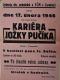 Cerekvice nad Bystřicí, JDO, Kariéra Jožky Pučíka - plakát, 1946