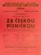 Praha-Nové Město, Divadlo Na Slupi, Za českou písničkou - plakát, 1939