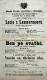 Chrudim, Divadelní ochotníci, Lucia z Lammermooru - Den po svatbě - Vražda na Uhelném trhu - plakát, 1867