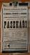 Lázně Bělohrad, Raisovo ochotnické divadlo, Pasekáři - plakát, 1931
