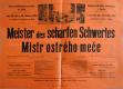 Osík, Ochotníci, Mistr ostrého meče - plakát, 1944