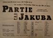 Bílá Třemešná, Divadelní klub Osvětové besedy, Partie pro Jakuba (Boh. Nádvorník), rež. Jiří Nechvíl - plakát, 1965