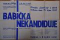 Jičín, Tyl, Babička nekandiduje - plakát, 1937
