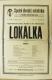 Kostelec nad Černými Lesy, SDO, Lokálka - plakát, 1911