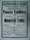Chrudim, Akademikové, Pomsta Catullova - Maloměstské tradice - plakát, 1888