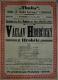 Praha-Malá Strana, Čtenářsko ochotnická jednota Thalie na Malé Straně, Václav Hrobčický z Hrobčic - plakát, 1904