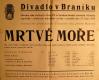 Praha-Braník, SDO, Mrtvé moře - plakát, 1947