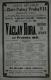 Praha-Holešovice, Beseda Tyl, Václav Hora,myslivec 18.praporu - plakát, 1907