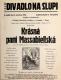 Praha-Nové Město, Vyšehrad, Katolická mládež, Krásná paní Massabiellská, v Divadle Na Slupi - plakát, 1934