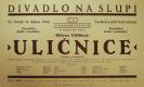 Divadlo Na Slupi, Uličnice - plakát, 1929