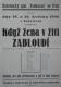 Tříč, Venkovan, Když žena v žití zabloudí, 1946 - plakát