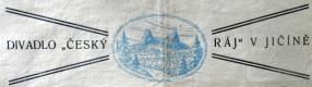 Jičín, Divadlo Český ráj, logo, 1927