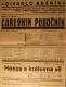 Praha-Braník, SDO, Carevnin pobočník - Honza a královna vil - plakát, 1934