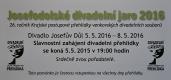 Josefův Důl, J. K. Tyl, Josefodolské divadelní jaro, pozvánka, 2016