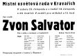 Kravaře, Místní osvětová rada, Zvon Salvator - plakát