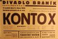 Praha-Braník, SDO, Konto X - plakát, 1932