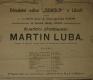 Litovel,  Sokol, Martin Luba - plakát,  1908