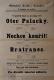 Korouhev, Ochotníci, Otec Palacký - Nechce kouřit - Bratranec - plakát, 1888