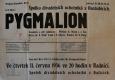 Pardubice, SDO, Pygmalion - plakát, 1936