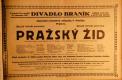Praha-Braník, Divadlo Braník, Pražský žid - plakát, 1927
