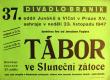 Praha-Braník, Junák, Tábor ve Sluneční zátoce, v Divadle Braík - plakát, 1947