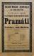 Polička, Ochotníci, Pramáti aneb Poslední z rodu Borotínů - plakát, 1879
