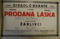 Praha-Braník, SDO, Prodaná láska - Žárlivci - plakát, 1926