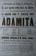 Polička, Spolek divadelních ochotníků a Eim, Adamita - plakát, 1911