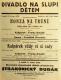 Praha-Nové Město, Divadlo Na Slupi, Honza na trůně - Kašpárek vždy ví si rady - Strakonický dudák - plakát, 1932