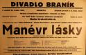 Praha-Braník, SDO, Manévr lásky - plakát, 1934
