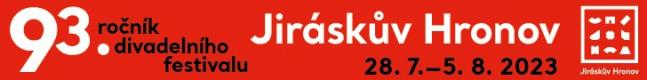 Hronov, 93. Jiráskův Hronov, baner, 2023